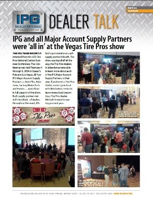 IPG News Letter Q1 2014 IPG News Letter Q1 2014