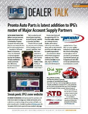IPG News Letter Q3 2013 IPG News Letter Q3 2013